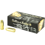 Sellier & Bellot Subsonic 9mm 150 Gr. FMJ, 50 Rounds