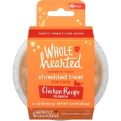 WholeHearted Grain Free Chicken Recipe Shredded Cat Treats 2 ct., 1.52 oz.