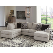 Benchcraft by Ashley Megginson RAF Sofa Chaise and LAF Corner Chaise Sectional