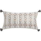 Levtex Home Santa Fe Embroidered with Tassel Pillow