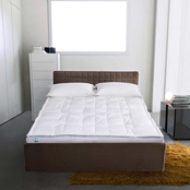 Martha Stewart Collection 3 in. White Down Top Featherbed