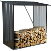Hanover Galvanized Steel Firewood Storage Rack