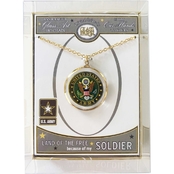 Glass Baron Soldier Necklace 18 in.