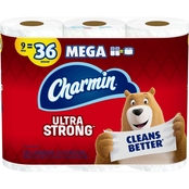 Charmin Strong Mega Roll Toilet Paper 9 ct.