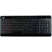 Adesso SlimTouch 3 Color Illuminated Compact Multimedia Keyboard