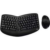 Adesso Tru Form Media 1150 Wireless Ergo Mini Keyboard and Mouse