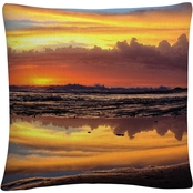 Trademark Fine Art Young Morning Reflections Decorative Pillow