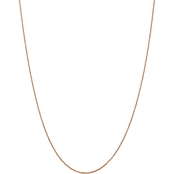 14K Rose Gold 1.1mm Ropa Chain Necklace