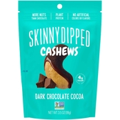 Skinny Dipped Cocoa Dark Chocolate Cashews 3.5 oz.