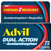Advil Dual Action with Acetaminophen and Ibuprofen Caplets