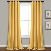 Lush Decor Dolores Insulated Grommet Blackout Curtains 52 x 95 in. 2 pc. Set