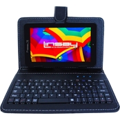 Linsay 7 in. Android 10 Quad Core 16GB Tablet with Black Keyboard