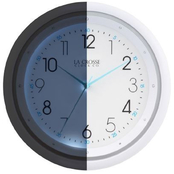 La Crosse 10 in. Wall Clock with Night Vision