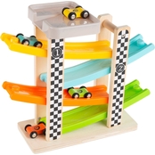 Hey! Play! Toy Ramp Race Track and Racecar Set