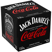 Jack Daniels and Cola 4pk 12oz can