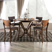 Furniture of America Marina II Round Counter Dining Table