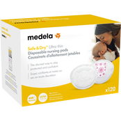 Medela Safe and Dry Ultra Thin Disposable Nursing Pads,120 ct.