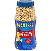 Planters Dry Roast Peanuts Jar 16 oz.