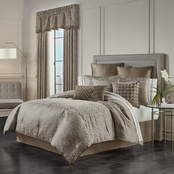 J. Queen New York Cracked Ice Taupe 4 pc. Comforter Set
