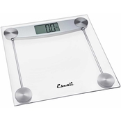 Escali Corp Glass and Chrome Bathroom Scale