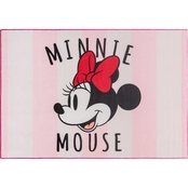 Minnie Mouse Stripes Area Rug 54x78 in.