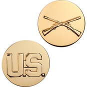 Sta-Brite Army Infantry and U.S. Letters Insignia