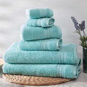 Ozan Premium Home 100% Turkish Cotton Cascade Towel, Set of 6