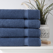 Ozan Premium Home 100% Turkish Cotton Maui Collection Luxury Bath Towels Set of 4