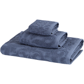 Ozan Premium Home 100% Genuine Turkish Cotton Patchouli 3 Piece Towel Set