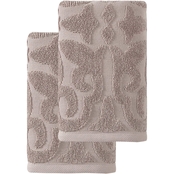 Ozan Premium Home 100% Genuine Turkish Cotton Patchouli Hand Towels Set of 2