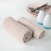 Ozan Premium Home 100% Genuine Turkish Cotton Capparis Kitchen Towels, Set of 2