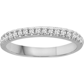 She Shines Sterling Silver 1/4 CTW Diamond Band Ring