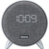 iHome PowerClock Bluetooth Alarm Clock with Dual USB Charging and Ambient Light