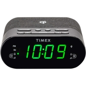 Timex Wireless and USB Charging FM Alarm Clock Radio