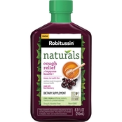 Robitussin Naturals Honey Elderberry Cough Syrup 8.3 oz.