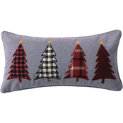 Levtex Home Rudolph Appliqued Trees Pillow