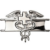 Army Expert Field Medical Dress Mini Sta-Brite Pin-On