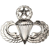 Sta-Brite Army Master Parachutist Badge Dress, Miniature