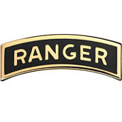 Army Ranger Tab Dress Mini Sta-Brite Pin-On
