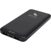 Helix 10,000 mAh Power Bank with Dual USB-A Ports