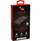 Helix 5,000 mAh Power Bank With Dual USB-A Ports