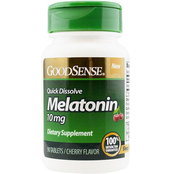 GoodSense Mealtonin 10 mg Quick Dissolve Tablets Cherry 90 ct.