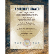 American Coin Treasures A Soldier's Prayer with Genuine JFK Half Dollar Matted Coin
