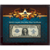 American Coin Treasures World's Largest Silver Certificate