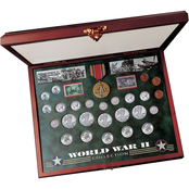 American Coin Treasures Comprehensive World War II Coin & Stamp Set
