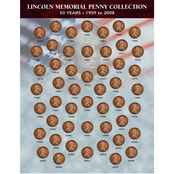 American Coin Treasures Lincoln Memorial Penny Collection 1959-2008
