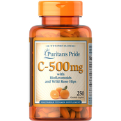 Puritan’s Pride Vitamin C-500 mg with Bioflavonoids & Rose Hips 250 ct.