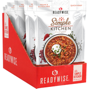 ReadyWise Simple Kitchen Hearty Veggie Chili Soup 6 pk., 4 servings each