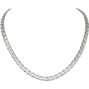 Sterling Silver 6mm Mariner Link 20 in. Necklace