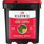 ReadyWise Emergency Food Freeze Dried Vegetables Bucket 120 servings
